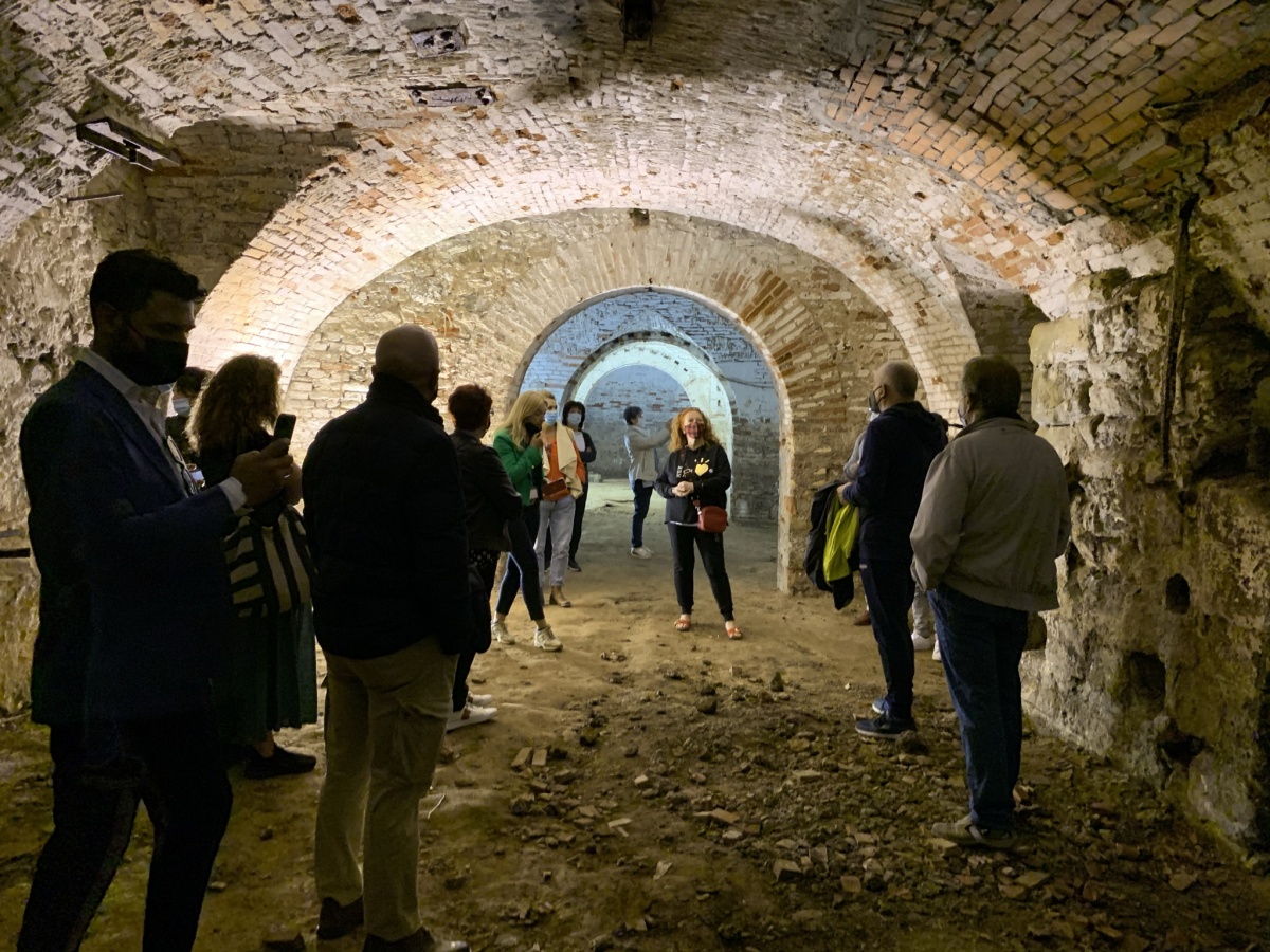Visita all'acquedotto della Città Fabbrica