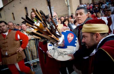 Massa Marittima ed il balestro