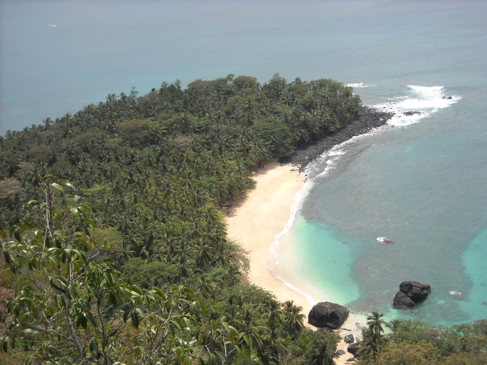 Turismo sostenibile nell'isola di principe a Sao tomè e principe